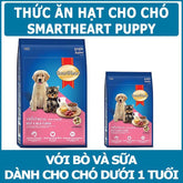 Hạt Cho Chó Con Smartheart Puppy Vị Bò & Sữa - Paddy Pet Shop